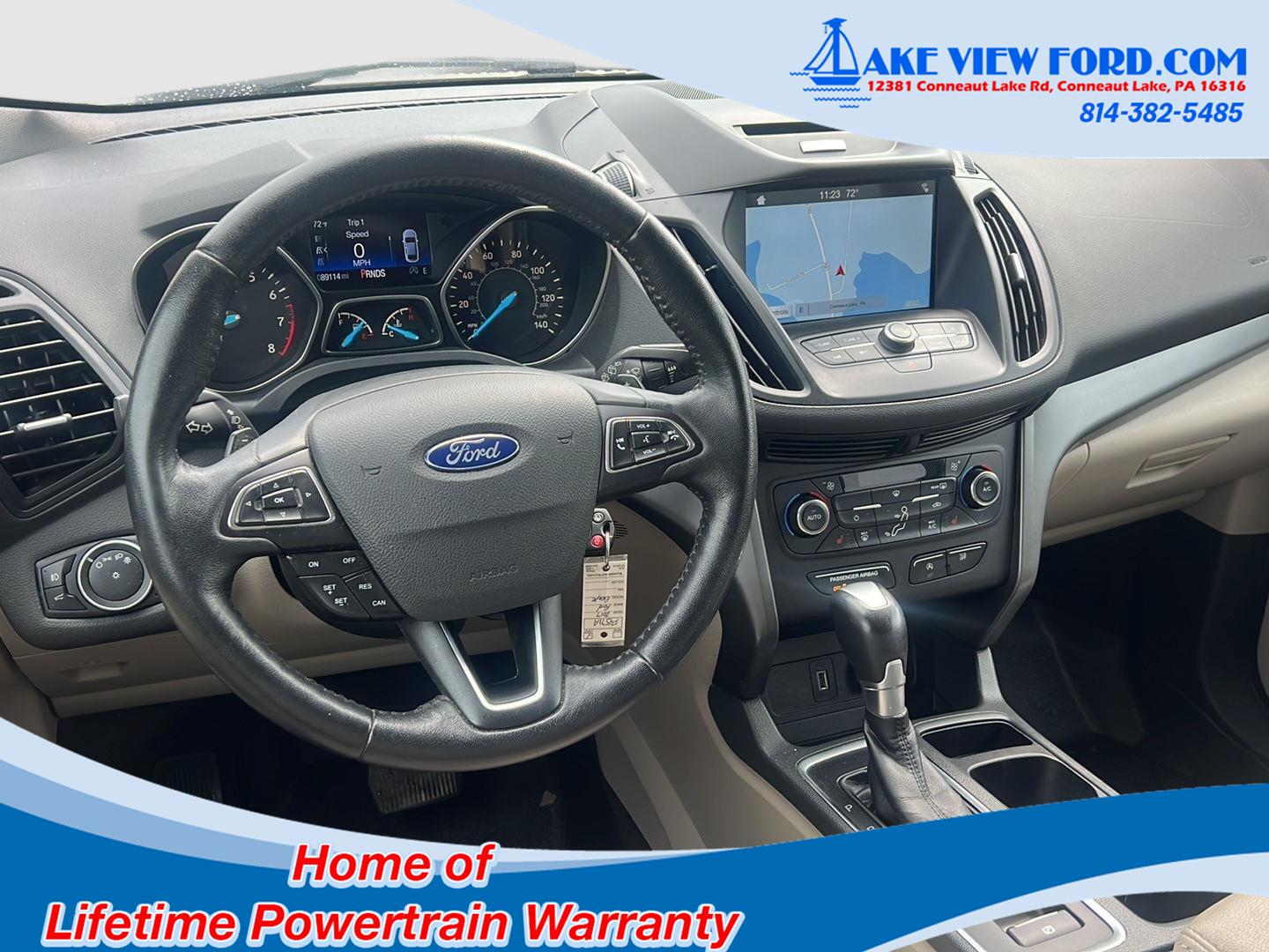 Used 2017 Ford Escape SE with VIN 1FMCU9G9XHUB71882 for sale in Conneaut Lake, PA