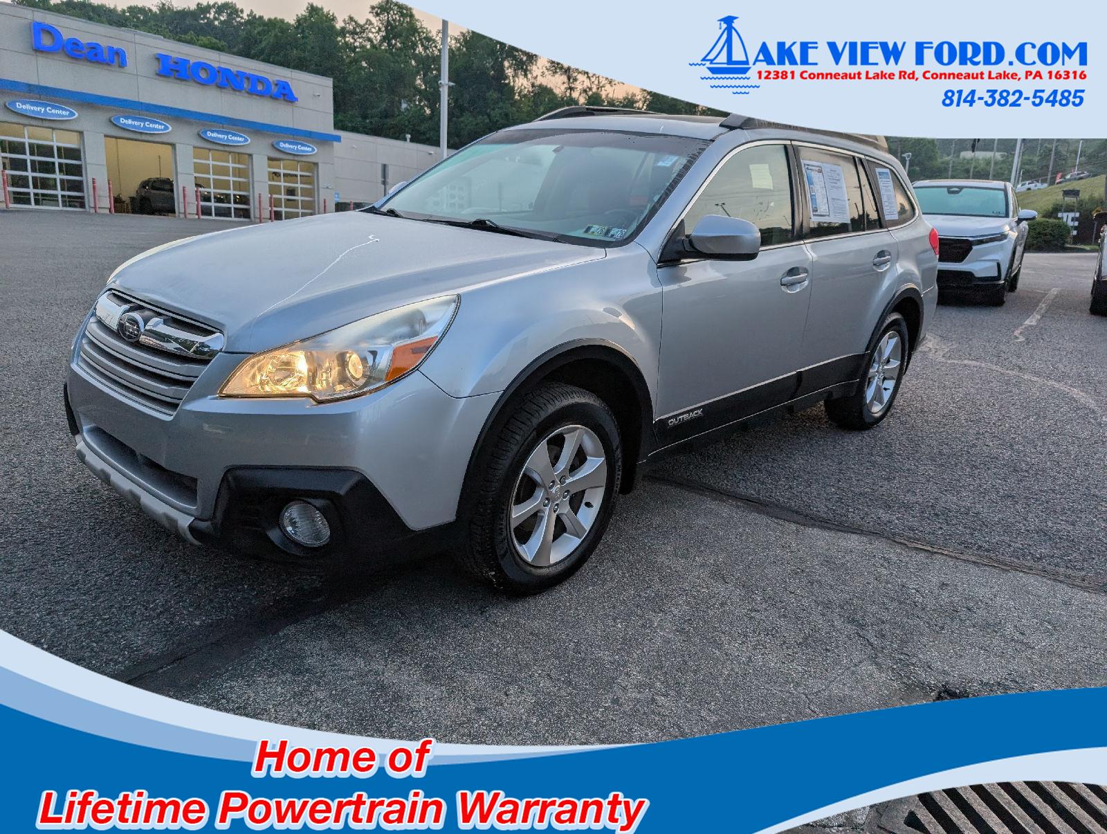 Used 2014 Subaru Outback 2.5i Limited with VIN 4S4BRBLC8E3326985 for sale in Conneaut Lake, PA