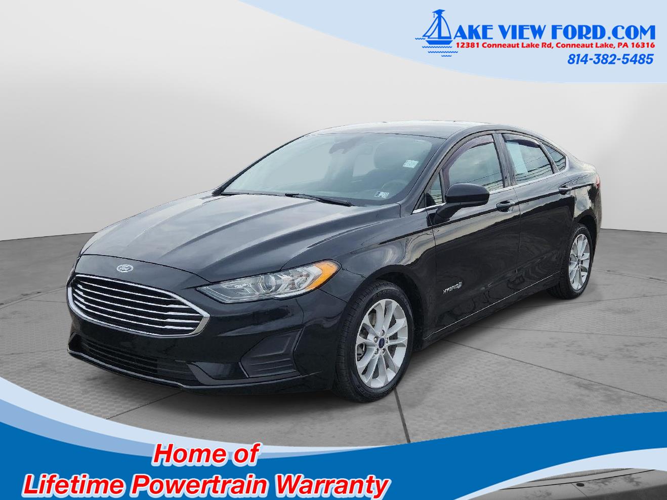 Used 2019 Ford Fusion Hybrid SE with VIN 3FA6P0LU2KR165089 for sale in Conneaut Lake, PA