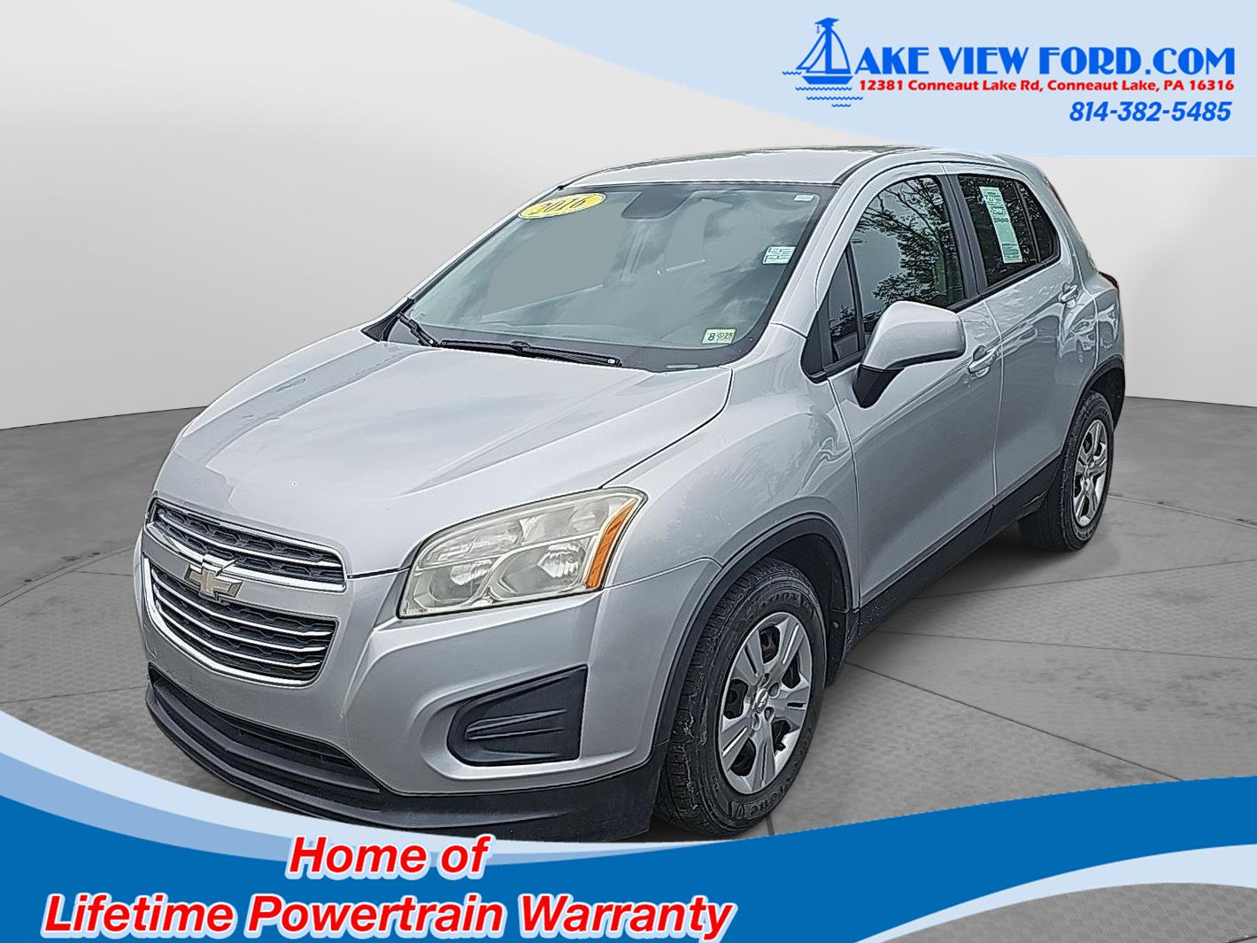 Used 2016 Chevrolet Trax LS with VIN KL7CJKSB8GB670766 for sale in Conneaut Lake, PA