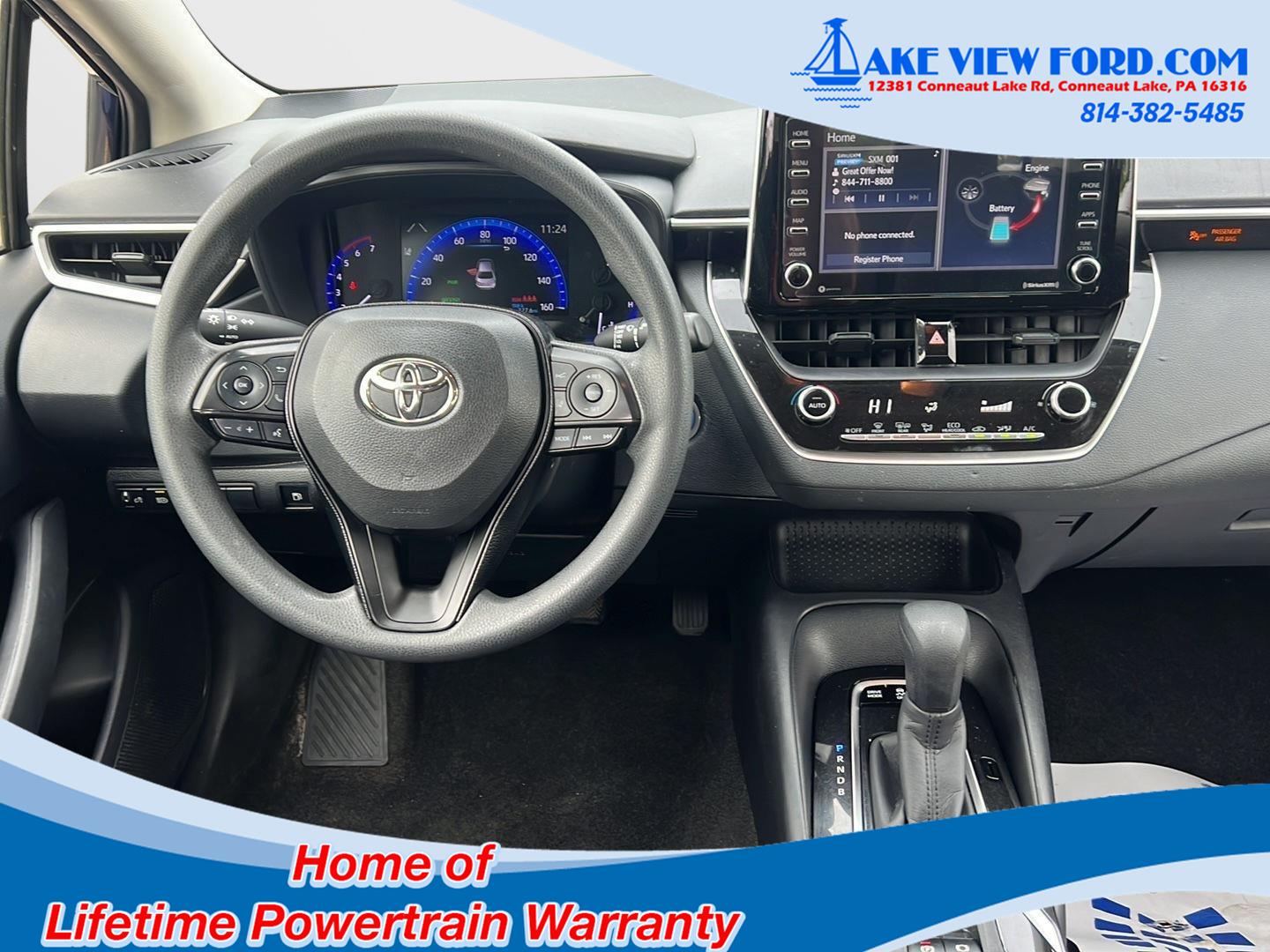 Used 2021 Toyota Corolla LE with VIN JTDEAMDE1MJ017762 for sale in Conneaut Lake, PA