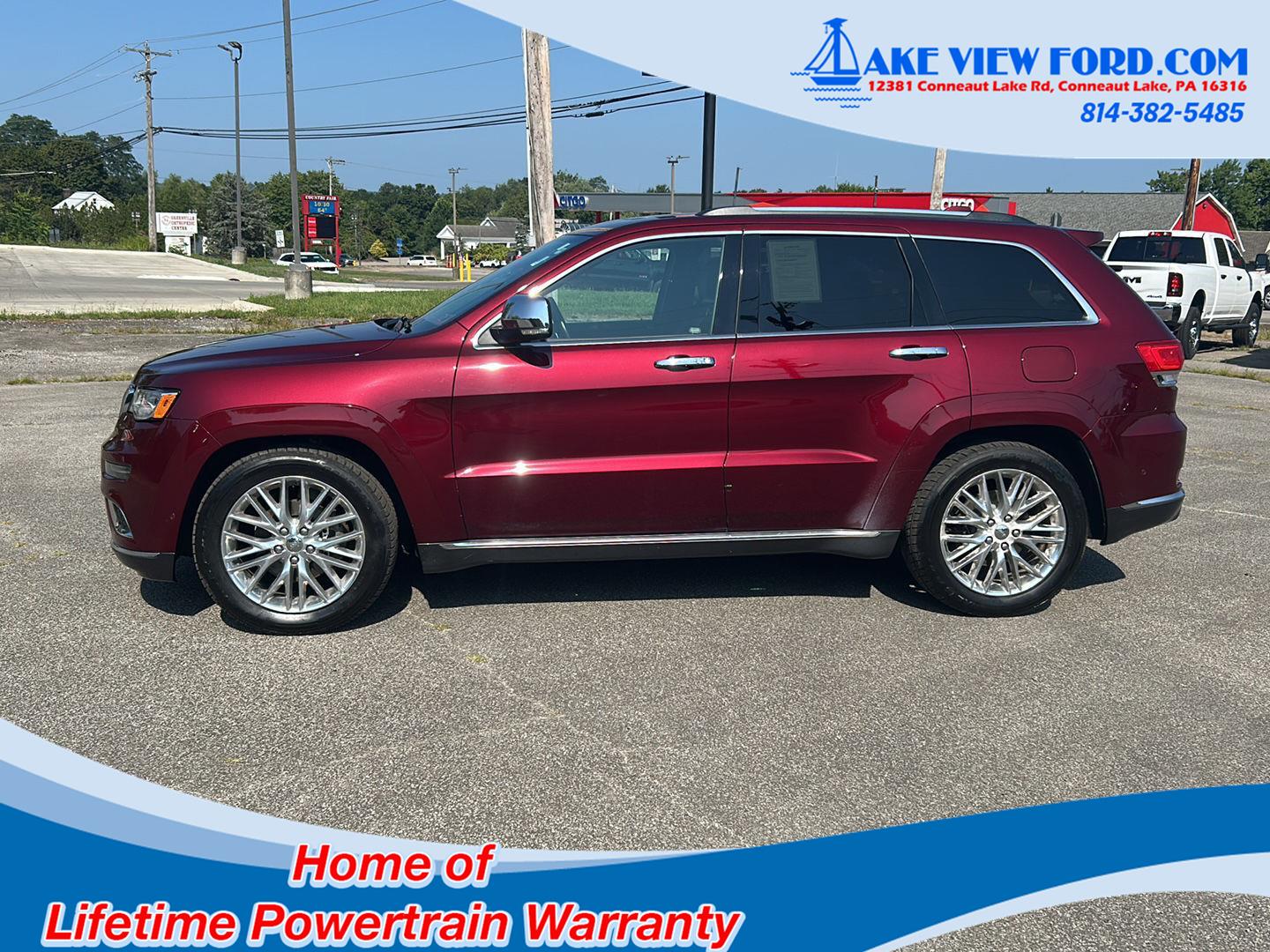 Used 2017 Jeep Grand Cherokee Summit with VIN 1C4RJFJG4HC602543 for sale in Conneaut Lake, PA