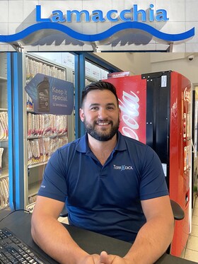 Staff member A. J. Lamacchia from 9f6070ee263d