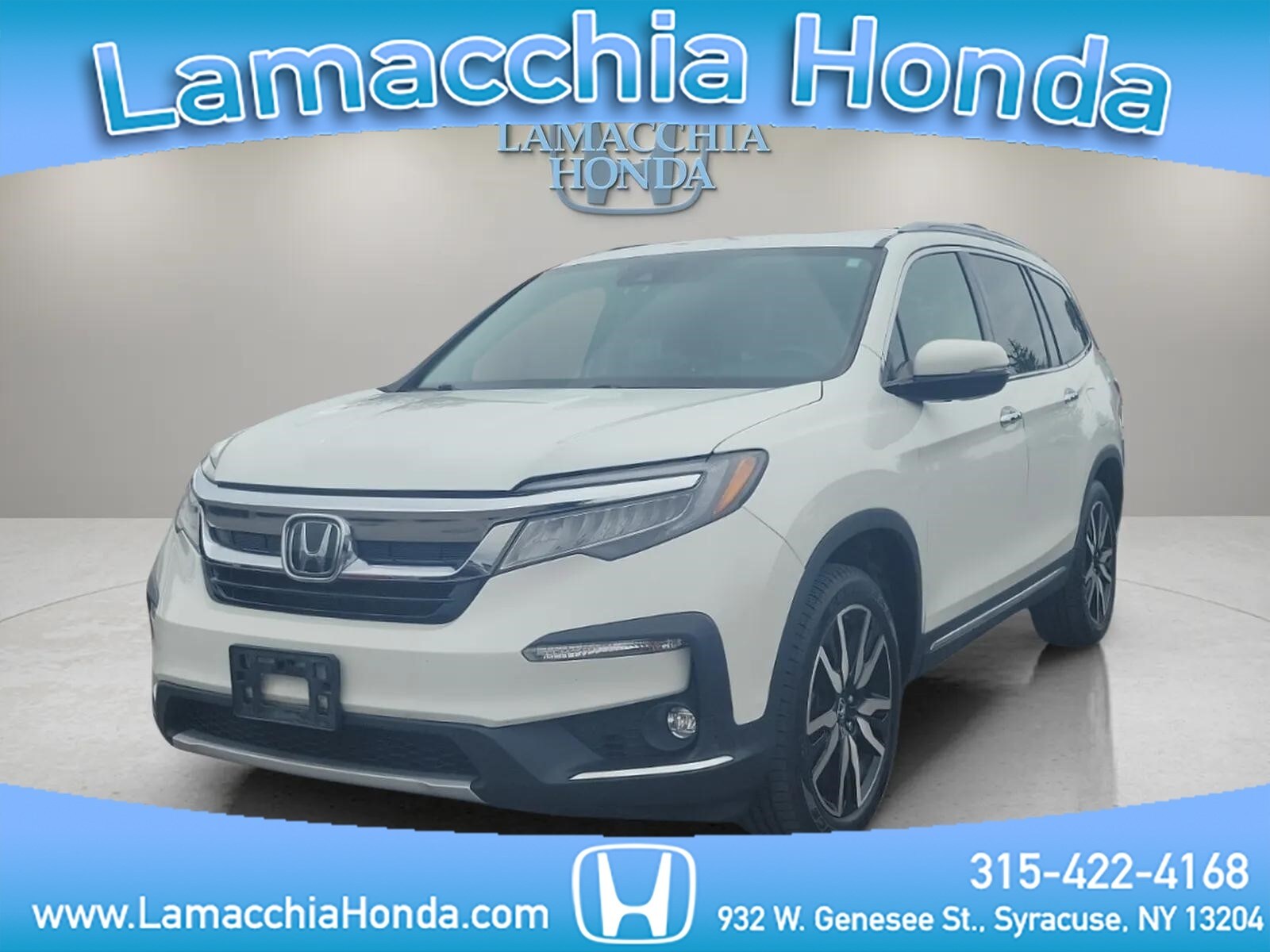 Platinum White Pearl 2021 Honda Pilot SUV / Crossover All-Wheel Drive 9-Speed Automatic