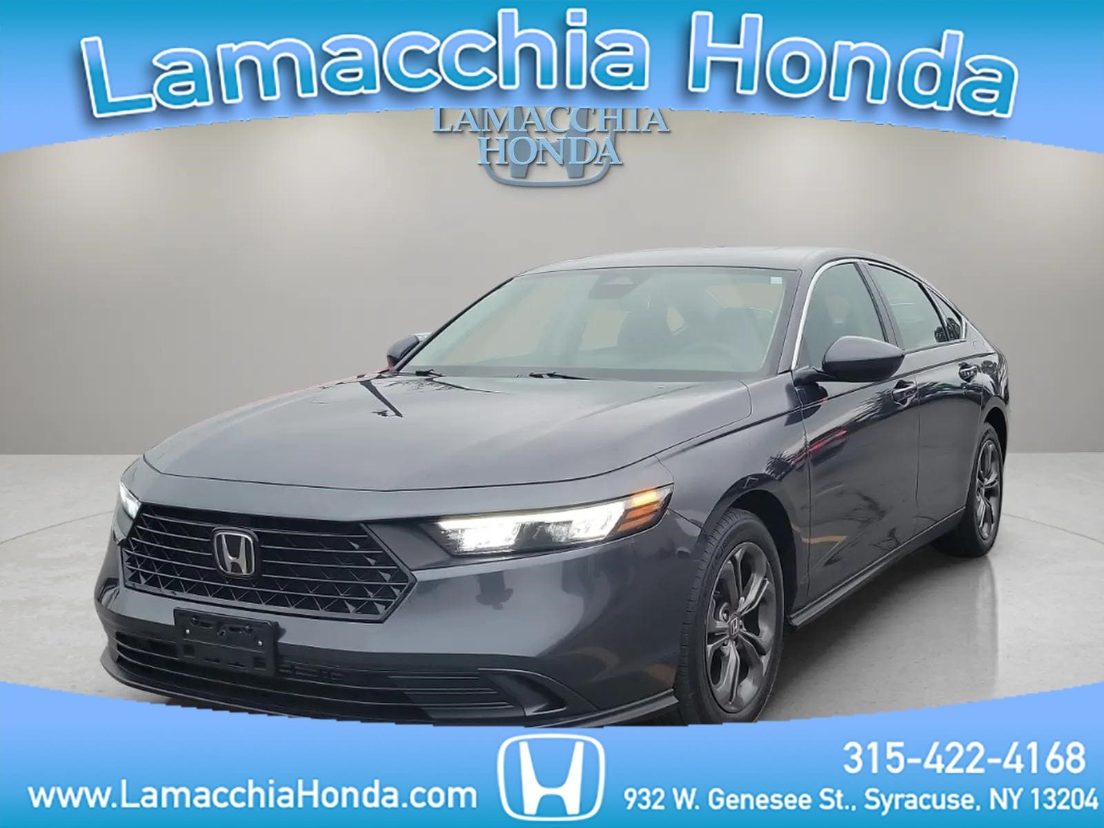 Meteorite Gray 2023 Honda Accord Sedan Front-Wheel Drive Continuously Variable Transmission
