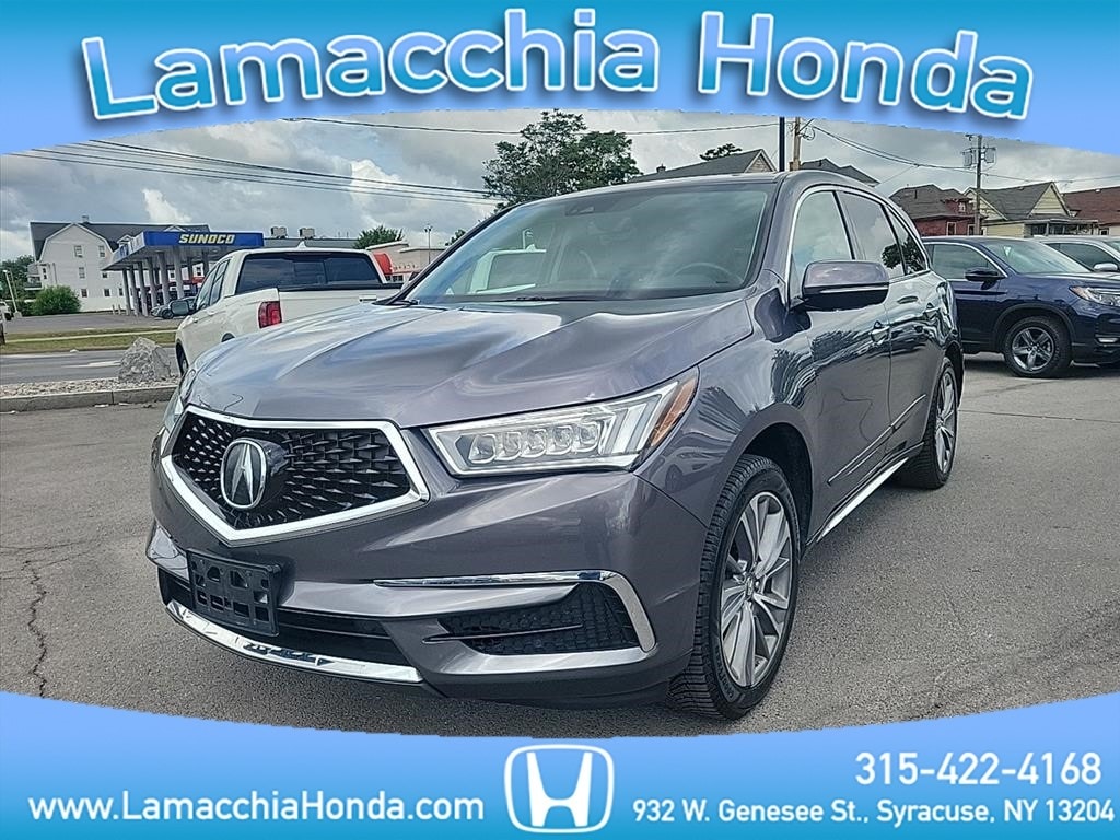 Gray (Modern Steel) 2017 Acura MDX SUV / Crossover All-Wheel Drive 9-Speed Automatic