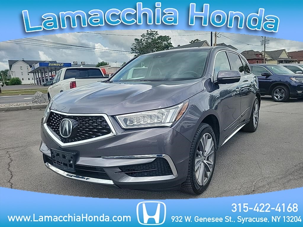 Gray (Modern Steel) 2017 Acura MDX SUV / Crossover All-Wheel Drive 9-Speed Automatic