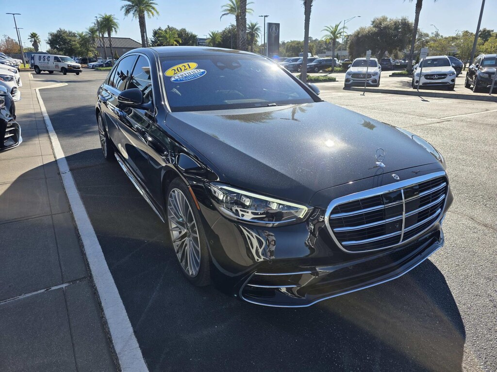 Certified 2021 Mercedes-Benz S-Class S 580 4MATIC Sedan Car