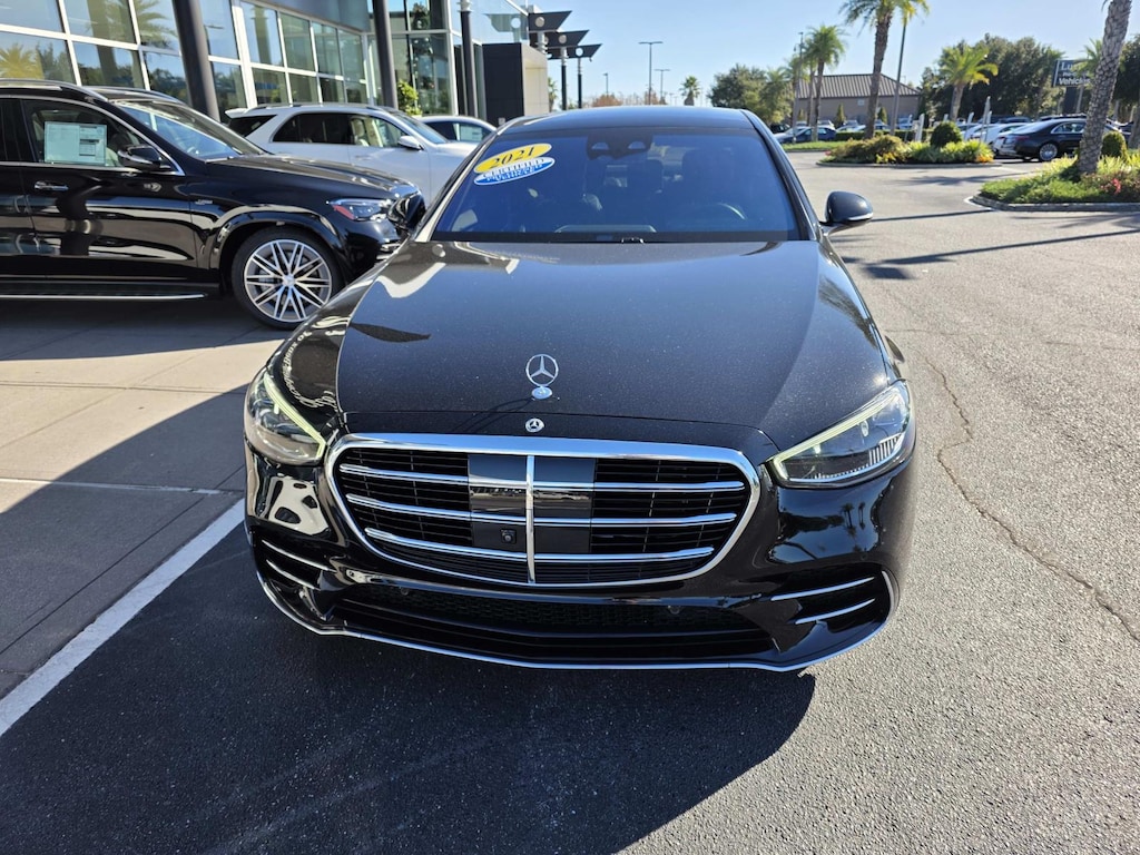 Certified 2021 Mercedes-Benz S-Class S 580 4MATIC Sedan Car