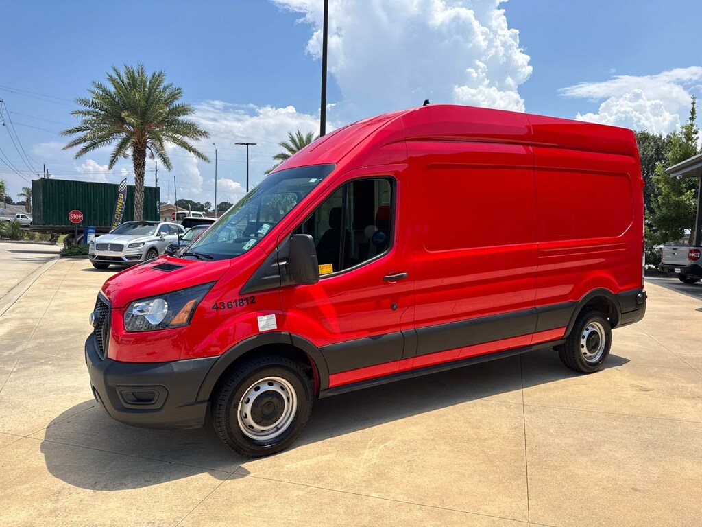 Used 2024 Ford Transit Cargo Van T-250 148 Hi Rf 9070 GVWR RWD Full-size Cargo Van