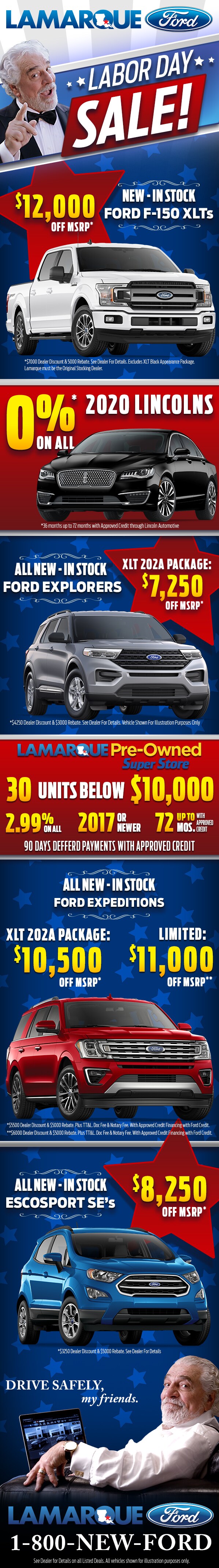 LAMARQUEABLE Deals Lamarque Ford Inc