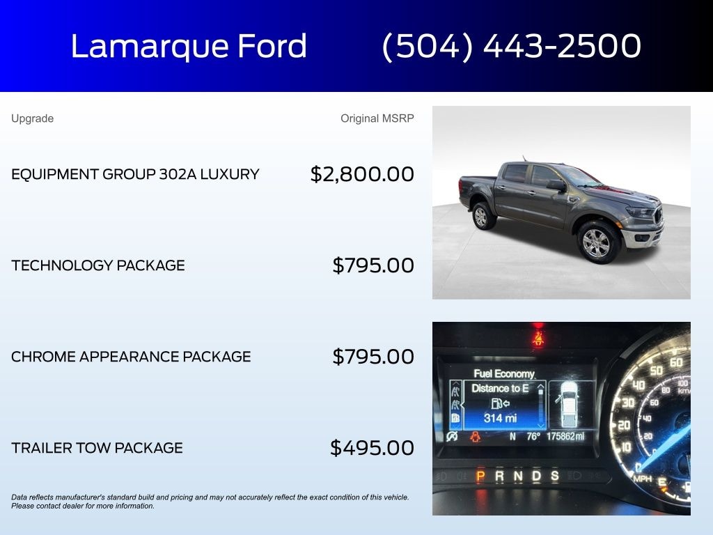 Used 2019 Ford Ranger XLT Truck