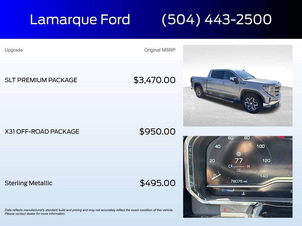 Used 2023 GMC Sierra 1500 SLT Truck