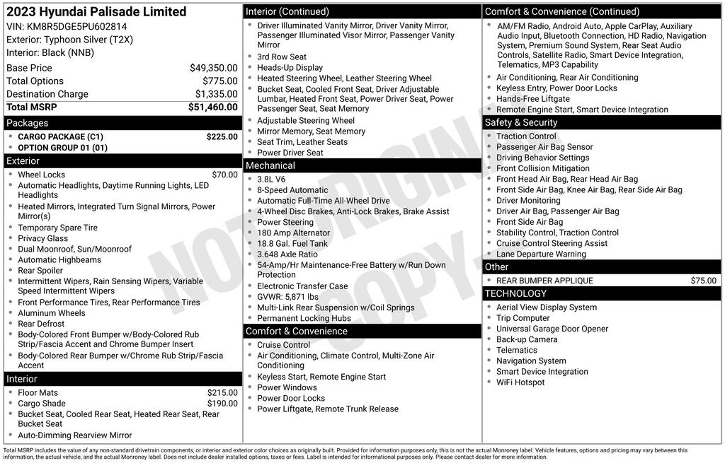 Used 2023 Hyundai Palisade Limited SUV