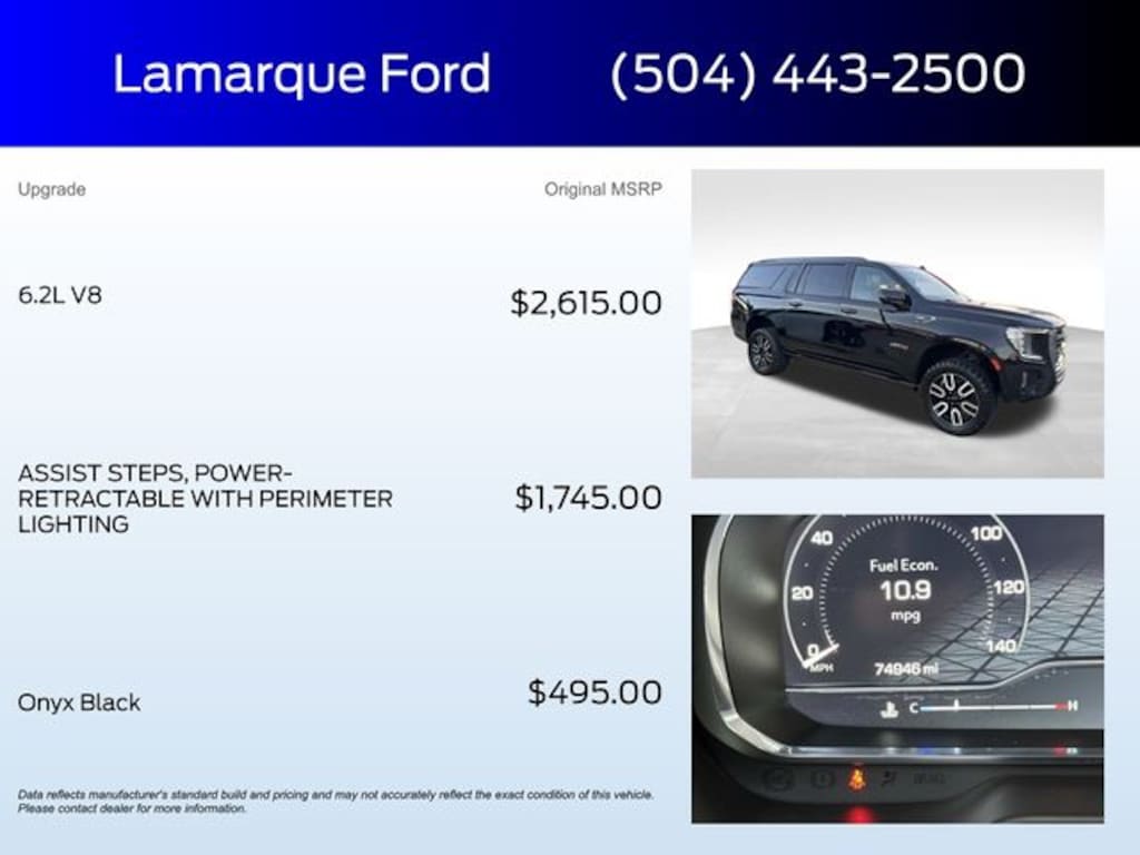 Used 2022 GMC Yukon XL AT4 SUV