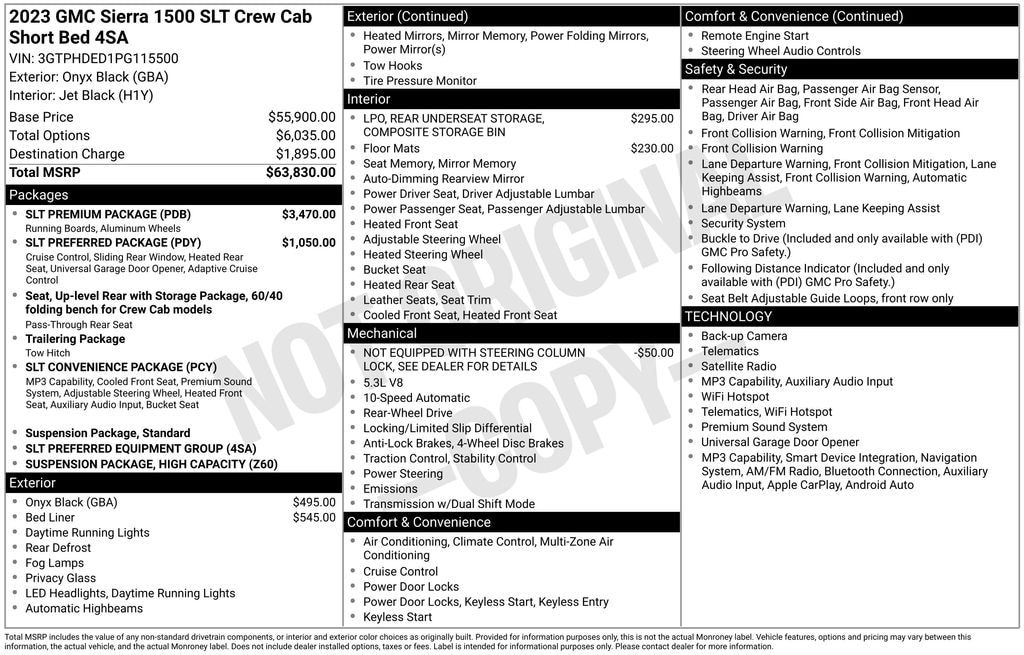 Used 2023 GMC Sierra 1500 SLT Truck