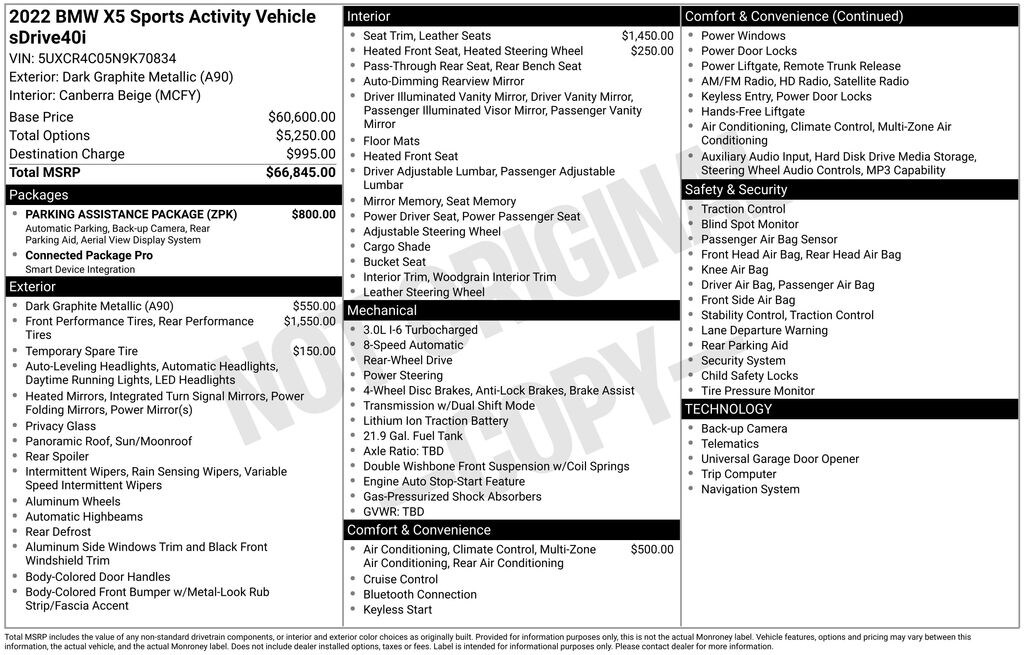 Used 2022 BMW X5 sDrive40i SUV