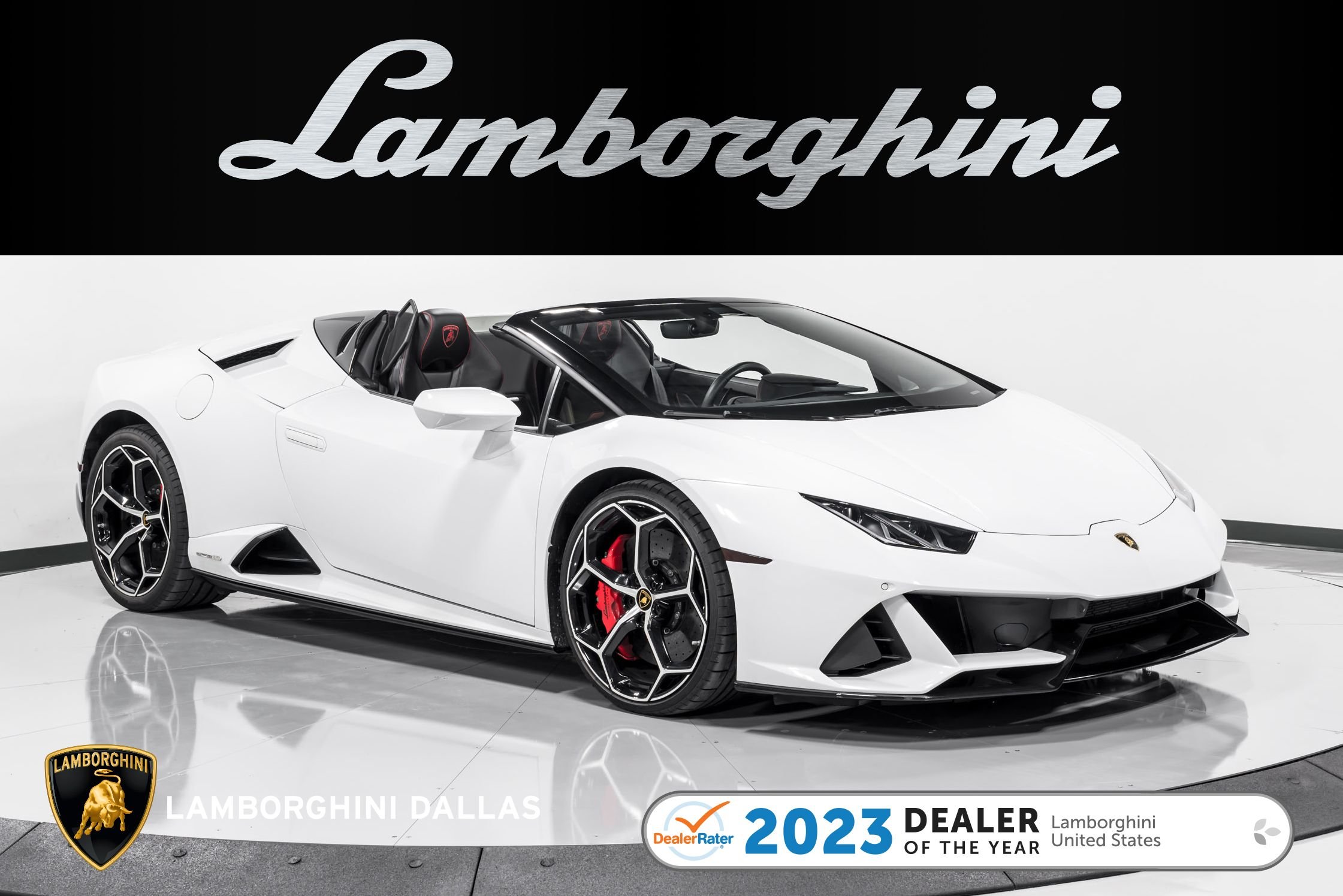 Used 2020 Lamborghini Huracan Evo Spyder AWD For Sale at LAMBORGHINI DALLAS  | VIN: ZHWUT4ZF4LLA13399