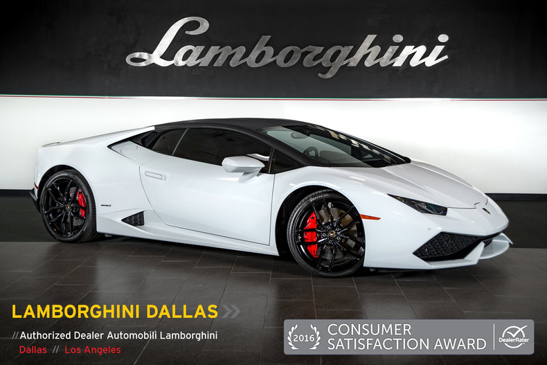 Used 2015 Lamborghini Huracan LP610-4 For Sale at LAMBORGHINI DALLAS | VIN:  ZHWUC1ZF9FLA00246