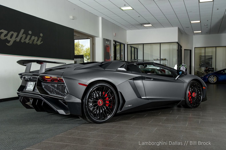Used 17 Lamborghini Aventador Sv For Sale Richardson Tx Stock L1085 Vin Zhwut3zd3hla