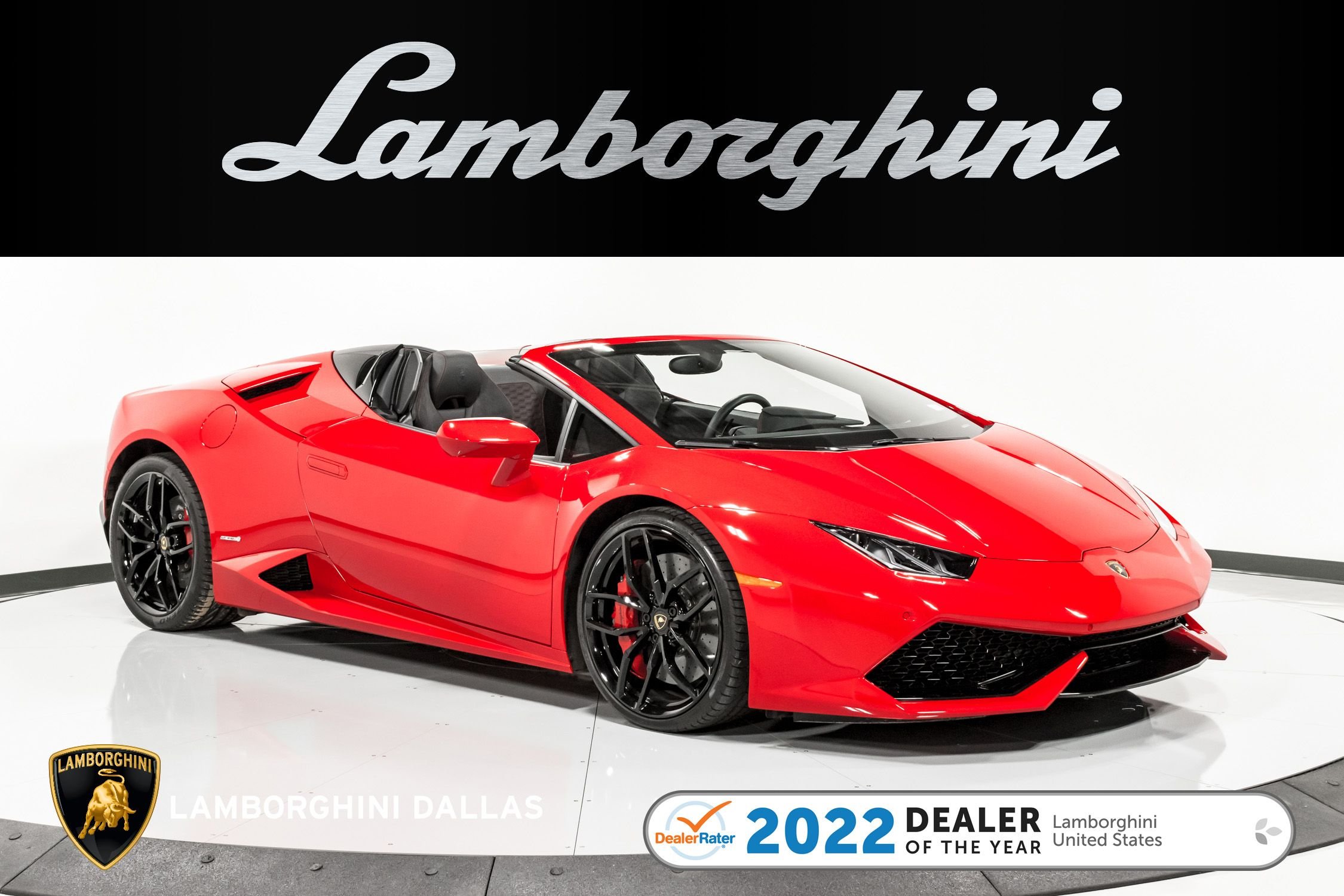 Used 2017 Lamborghini Huracan Spyder For Sale Richardson,TX 