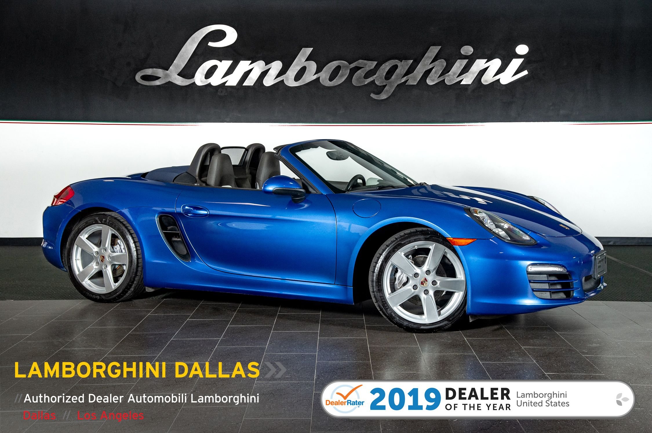 Used 2014 Porsche Boxster For Sale at LAMBORGHINI DALLAS | VIN:  WP0CA2A83ES121093