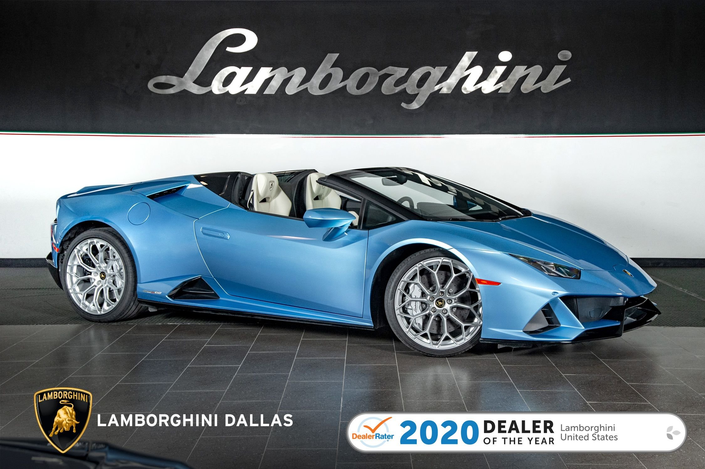 Used 2020 Lamborghini Huracan EVO Spyder For Sale Richardson,TX | Stock#  LC728 VIN: ZHWUT4ZF8LLA14507