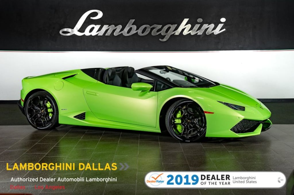 Certified 2017 Lamborghini Huracan LP610-4  Spyder