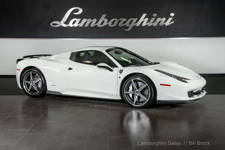 Ferrari 458 Italia White Ferrari 458 Spider