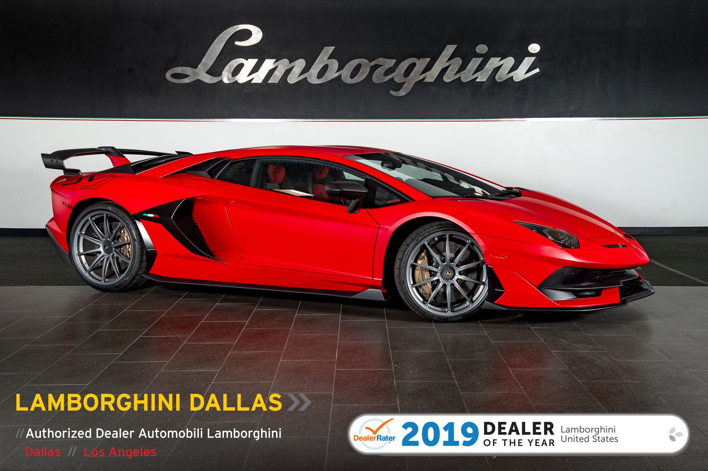 Used 2019 Lamborghini Aventador SVJ For Sale at LAMBORGHINI DALLAS | VIN:  ZHWUM6ZD1KLA07999