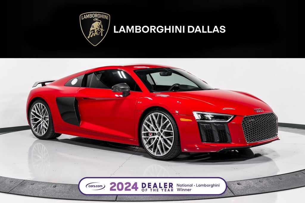 Used 2018 Audi R8 PLUS COUPE For Sale Richardson,TX Stock LT1881 VIN