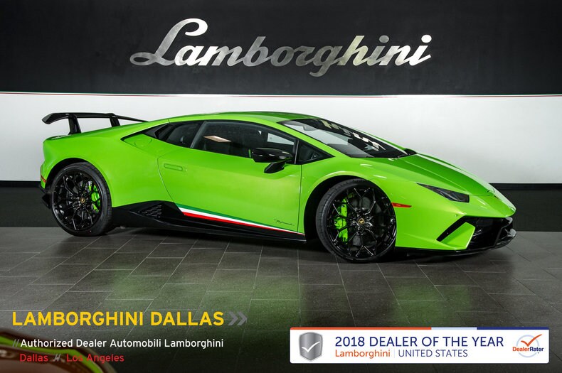 Used 2018 Lamborghini Huracan Performante For Sale Richardsontx Stock L1118 Vin Zhwud4zf4jla09119