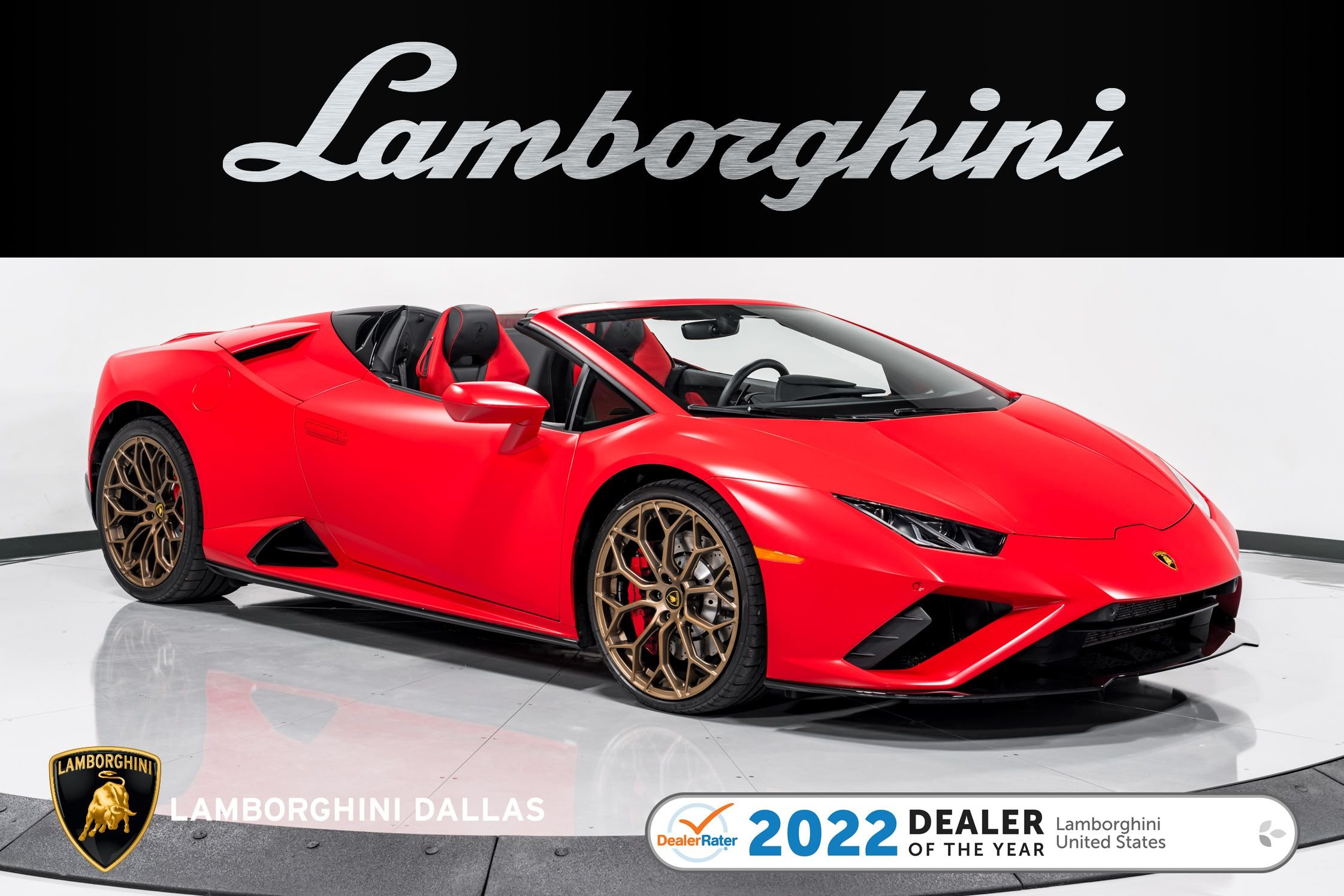 Used 2022 Lamborghini Huracan EVO-2 Spyder For Sale Richardson,TX 