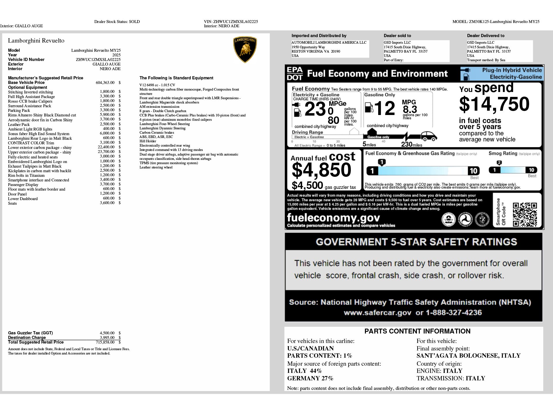 2025 Lamborghini Revuelto Base - Photo 6