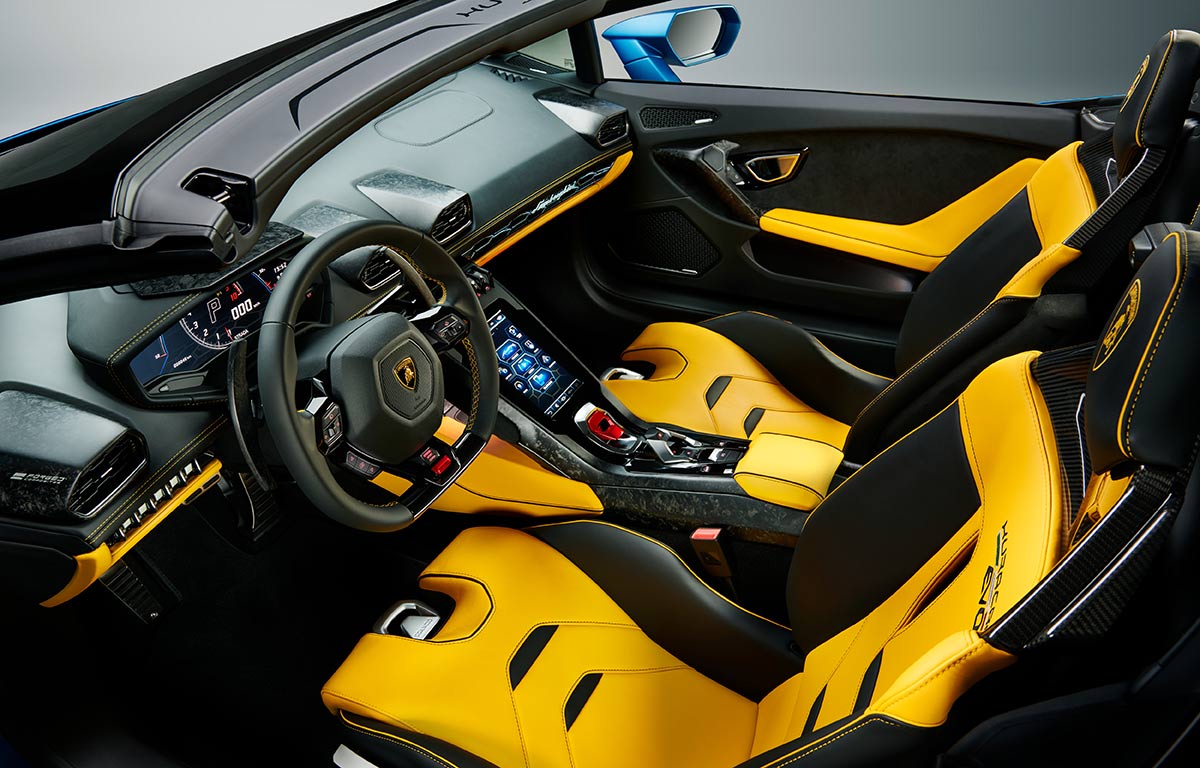 Lamborghini Huracan EVO RWD Spyder Interior