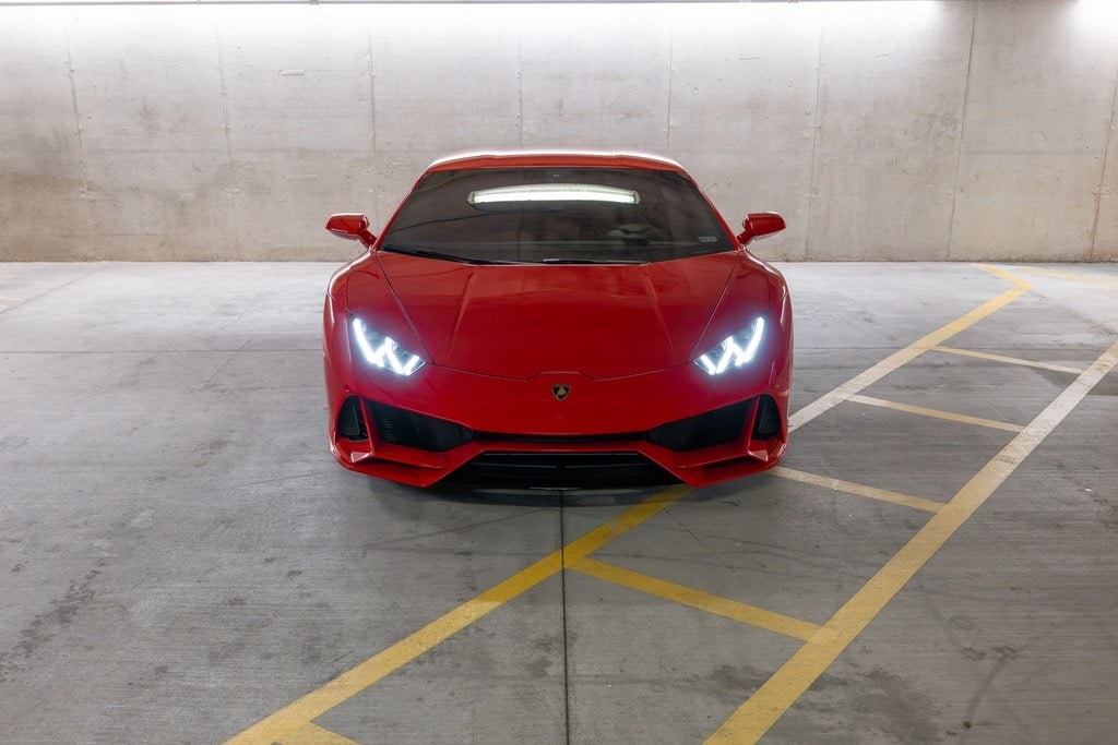 Used 2023 Lamborghini Huracan EVO with VIN ZHWUF4ZFXPLA23237 for sale in Austin, TX