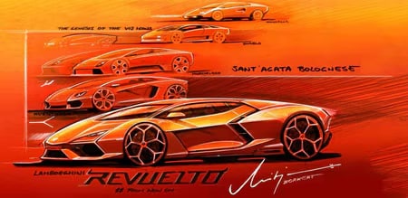  Lamborghini Revuelto Centro Stile