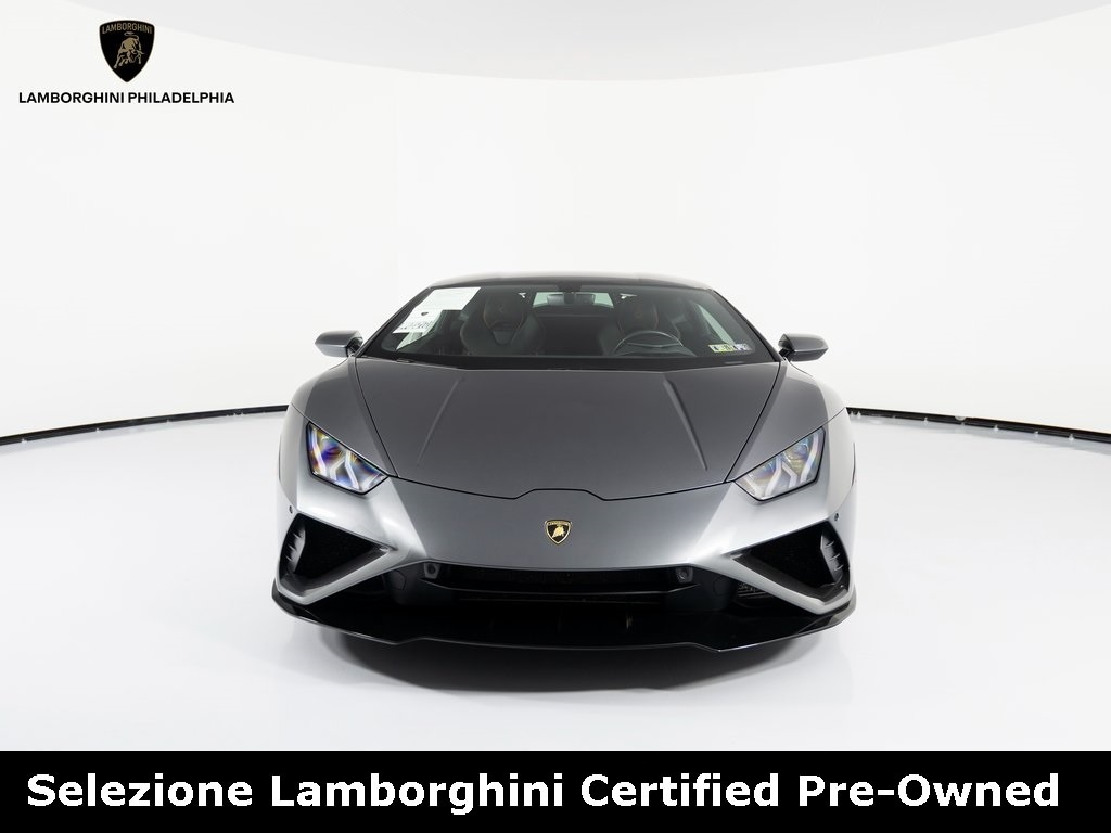 Certified 2021 Lamborghini Huracan EVO with VIN ZHWUF5ZFXMLA17228 for sale in Devon, PA