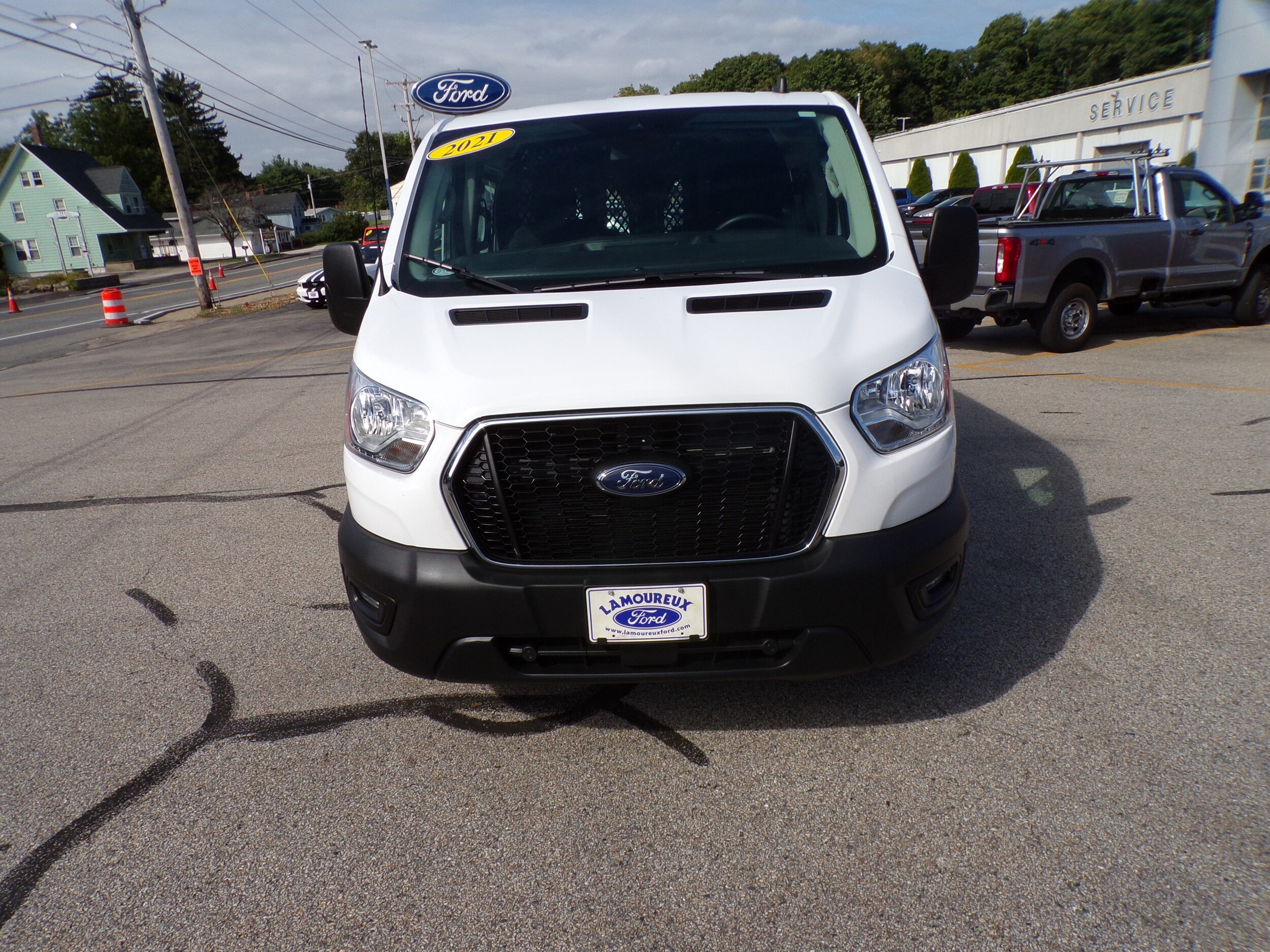 Used 2021 Ford Transit Van Base with VIN 1FTBR1Y85MKA70117 for sale in East Brookfield, MA