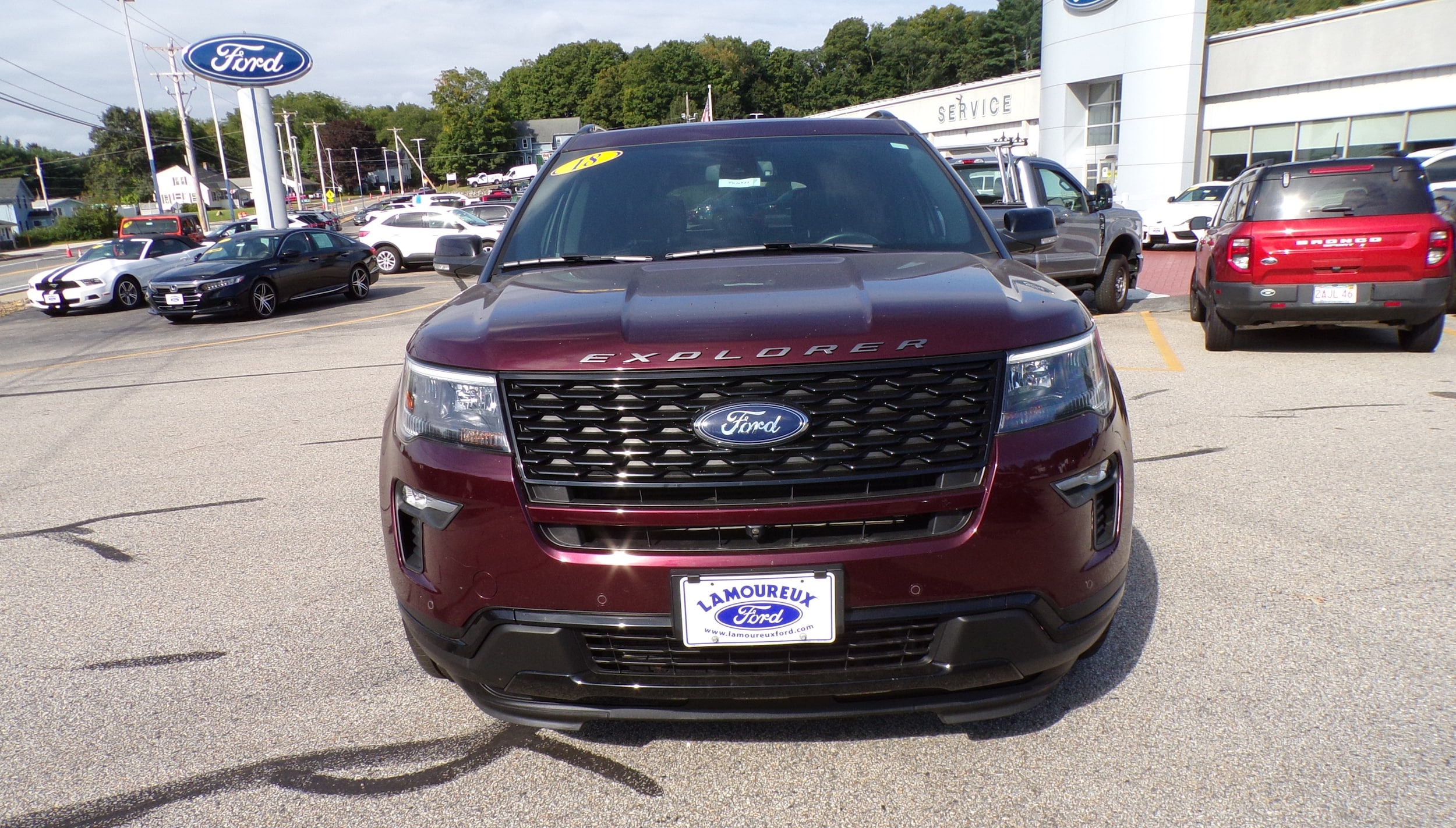 Used 2018 Ford Explorer Sport with VIN 1FM5K8GT9JGA01425 for sale in East Brookfield, MA