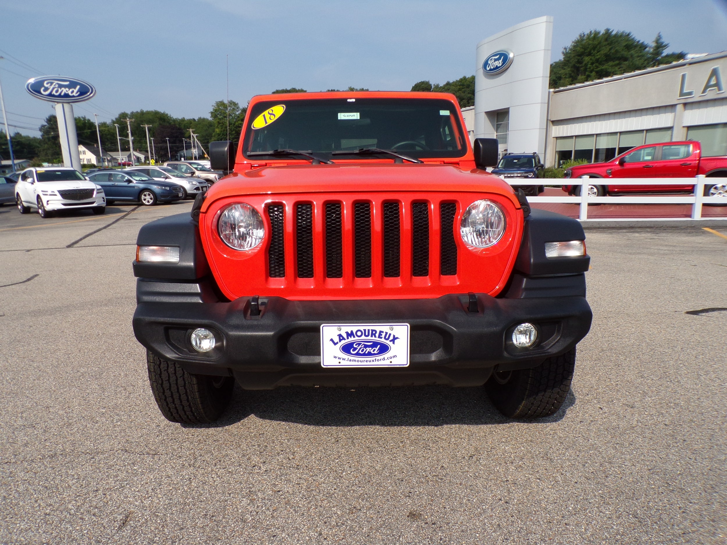 Used 2018 Jeep All-New Wrangler Unlimited Sport S with VIN 1C4HJXDN8JW238269 for sale in East Brookfield, MA