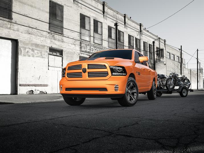 2017 Ram 1500 Sport Exterior Front Orange 2017 Ram 1500 Sport Exterior Front Orange
