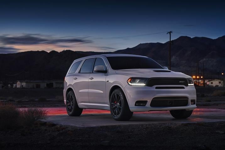 2018 Dodge Durango SRT White Front Exterior 2018 Dodge Durango SRT White Front Exterior