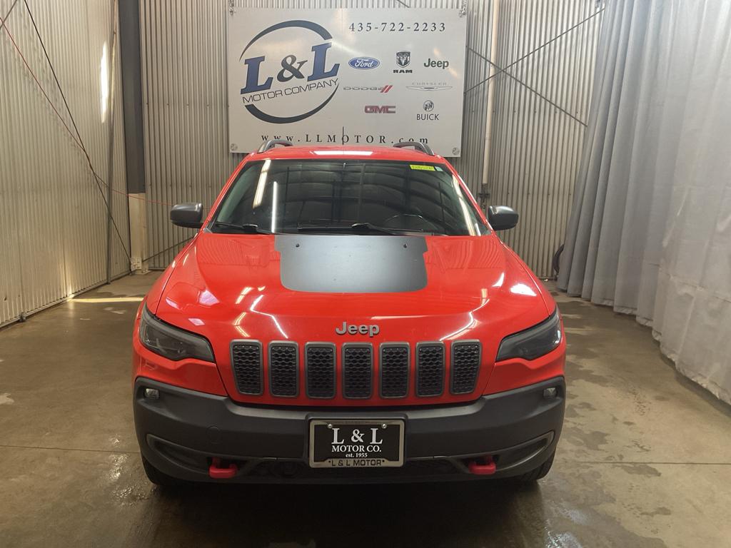 Used 2021 Jeep Cherokee Trailhawk with VIN 1C4PJMBX3MD177525 for sale in Roosevelt, UT