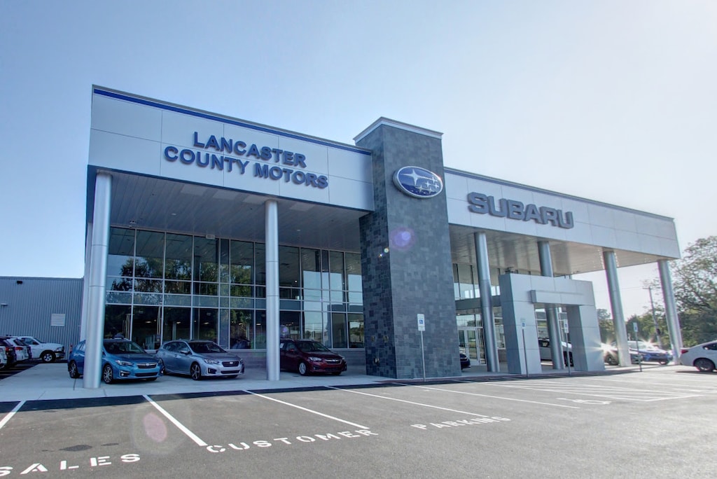 Lancaster County Motors Subaru dealership exterior