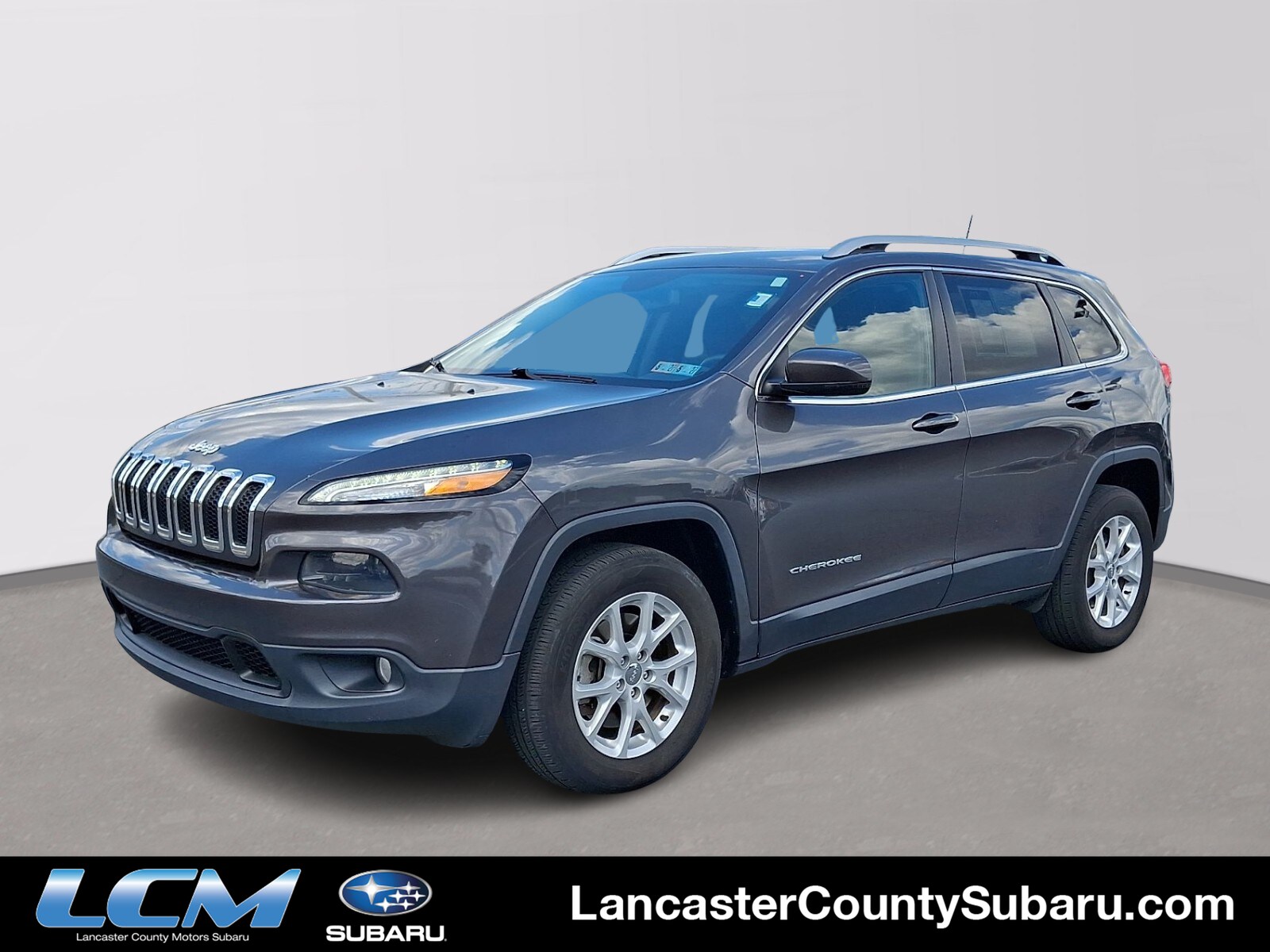 Gray (Granite Crystal Metallic Clearcoat) 2016 Jeep Cherokee Latitude 4WD SUV / Crossover Four-Wheel Drive Automatic