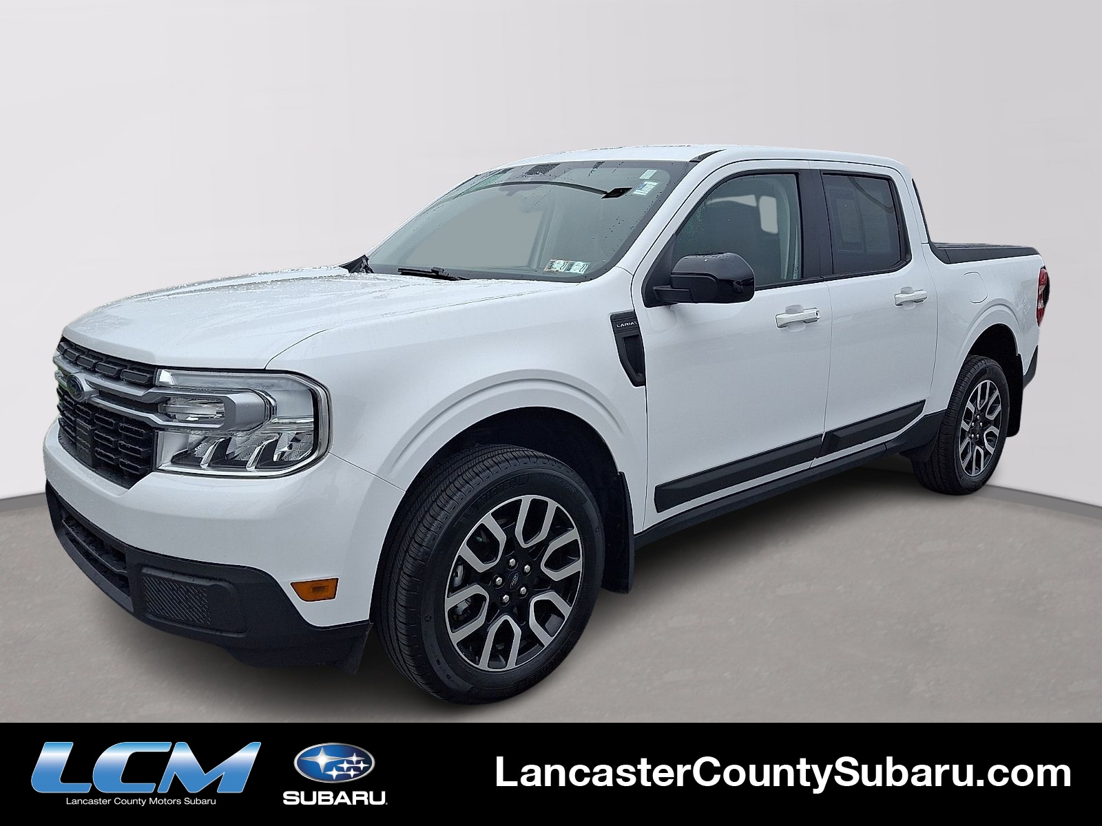 Oxford White - YZ 2024 Ford Maverick Lariat SuperCrew FWD Pickup Truck Front-Wheel Drive Automatic