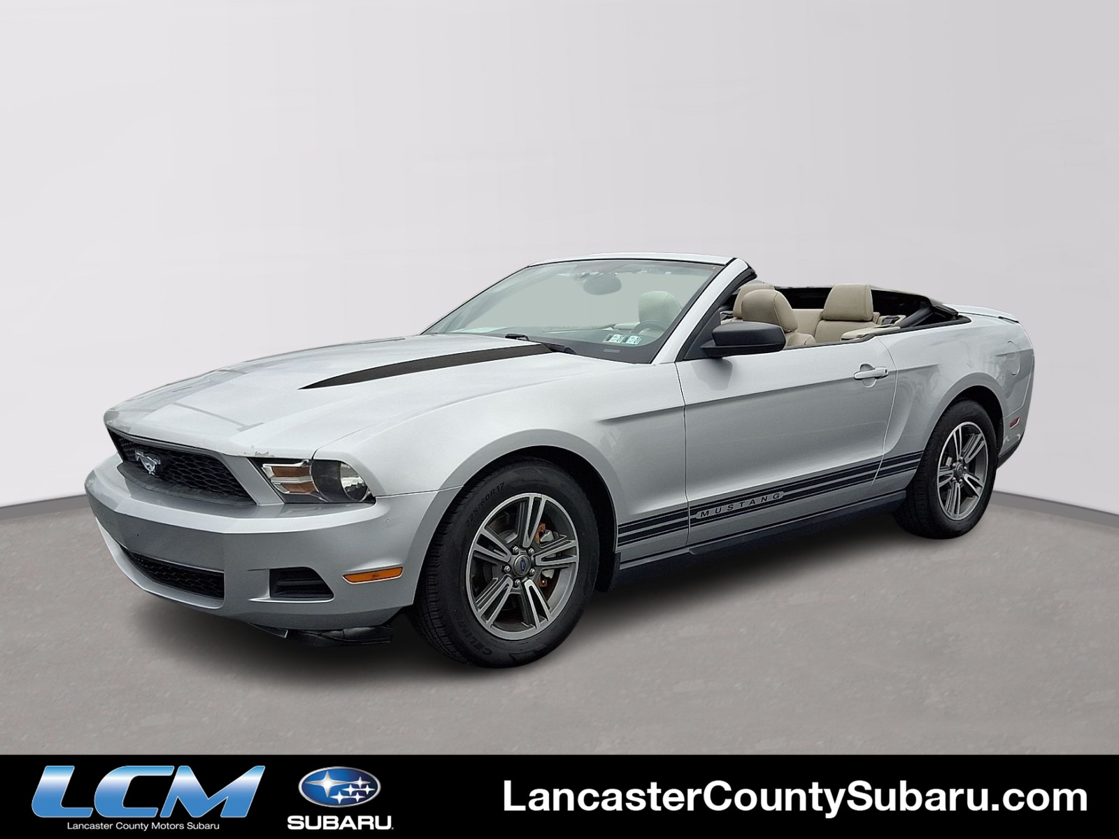 Ingot Silver Metallic - UX 2011 Ford Mustang Convertible Rear-Wheel Drive Manual