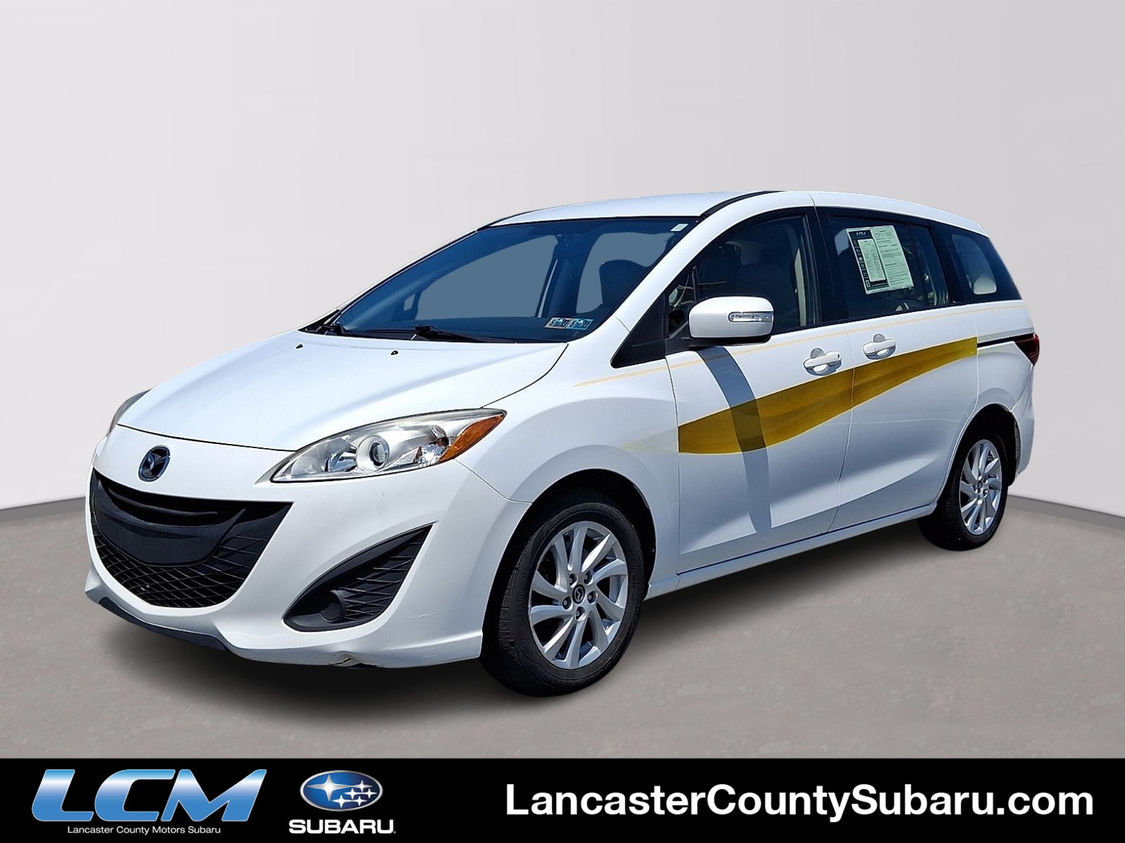 Crystal White Pearl - 34K 2015 Mazda MAZDA5 Sport Minivan Front-Wheel Drive Automatic