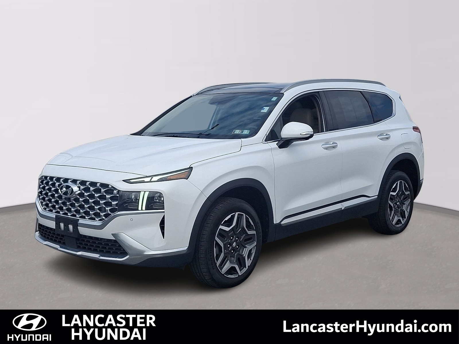 White Pearl 2023 Hyundai Santa Fe SUV / Crossover All-Wheel Drive Automatic